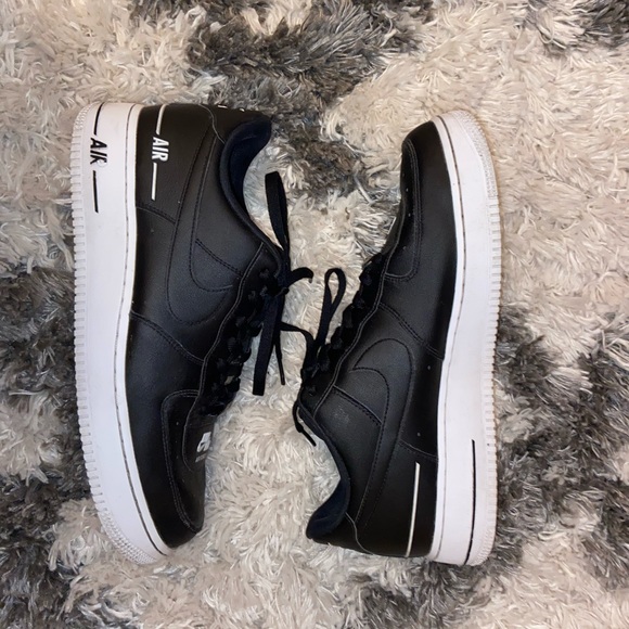 Men’s Air Force 1 Double Air Black and White Size 11 - Picture 2 of 11